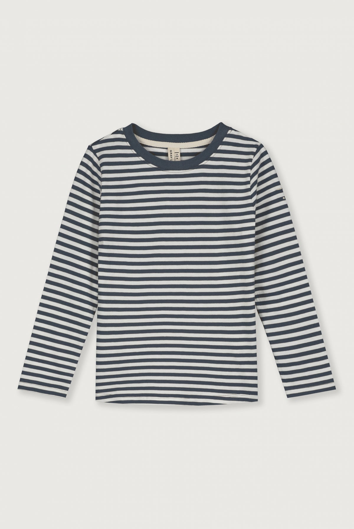 T-shirt met lange mouwen | Blue Grey - Off White