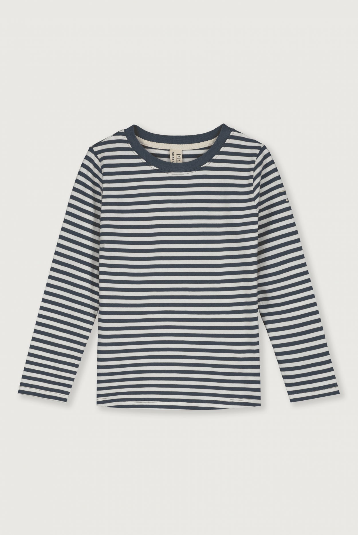 T-shirt met lange mouwen | Blue Grey - Off White