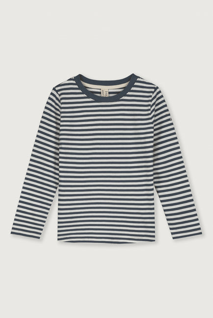 T-shirt met lange mouwen | Blue Grey - Off White