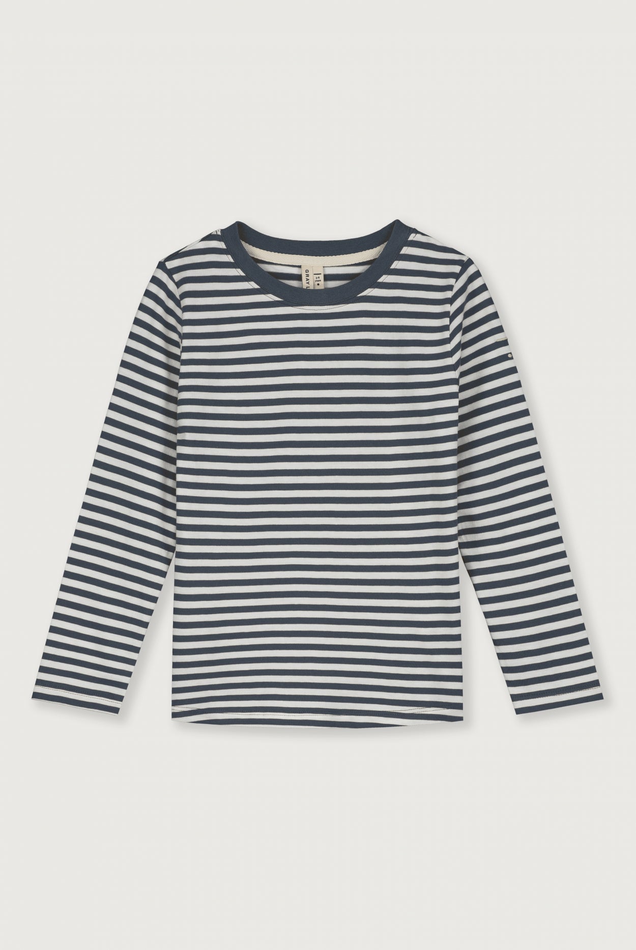 L/S T-Shirt | Blue Grey - Off White