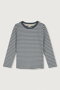 L/S T-Shirt | Blue Grey - Off White