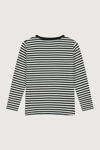 L/S T-Shirt | Nearly Black - Off White