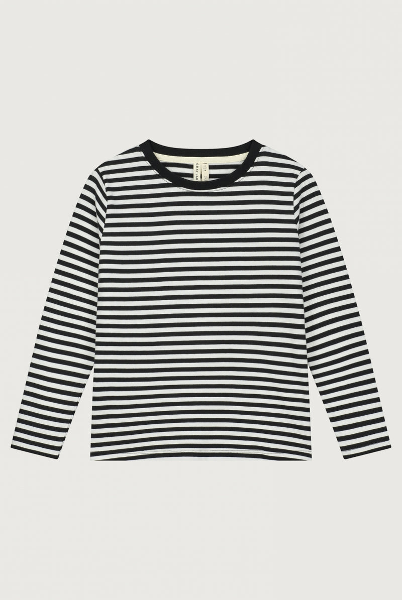 L/S Tee | Nearly Black - Off White
