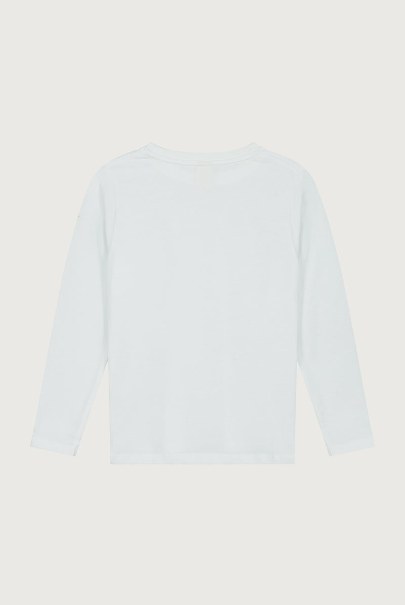 T-shirt met lange mouwen | White