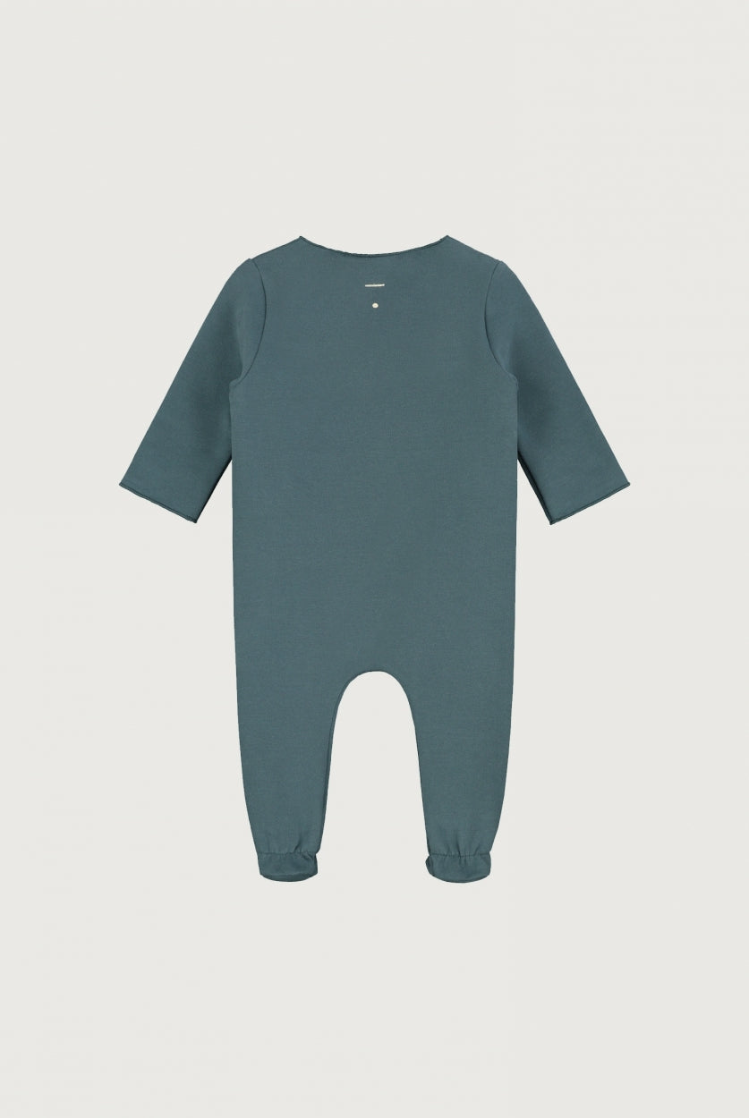 Newborn Suit with Snaps | Blue Gray, lt