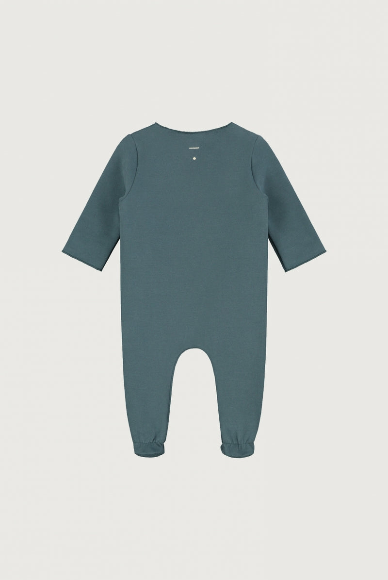 Newborn Suit with Snaps | Blue Grey, lt