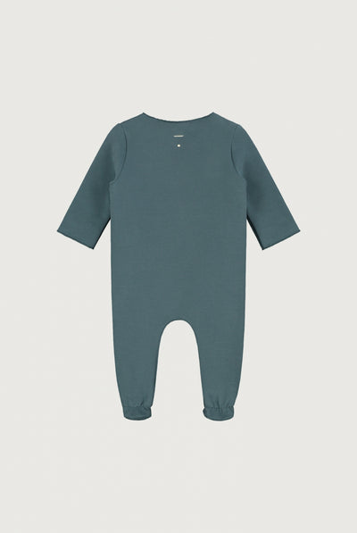Newborn Suit with Snaps | Blue Gray