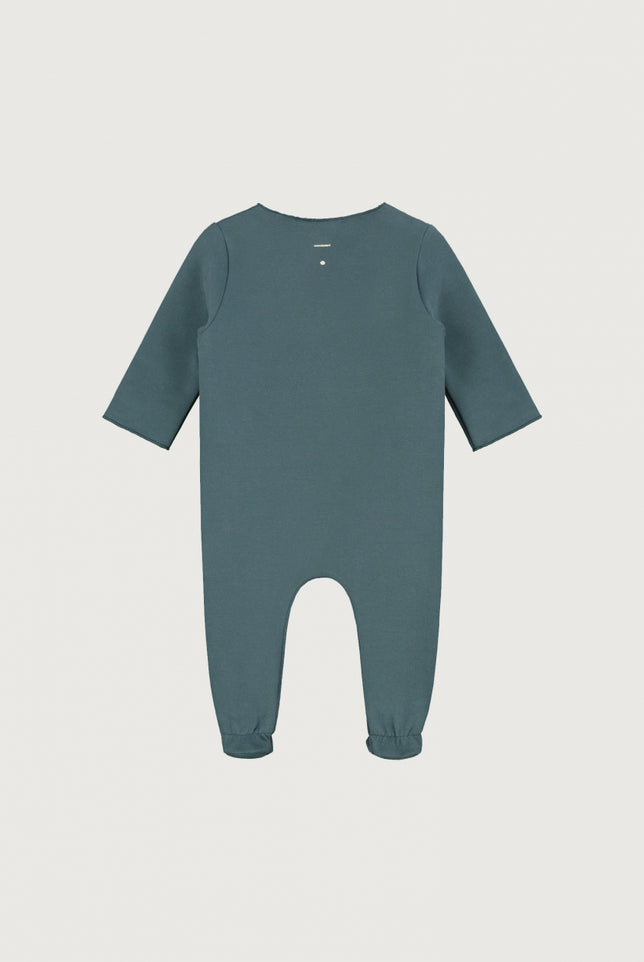 Newborn Suit with Snaps | Blue Gray