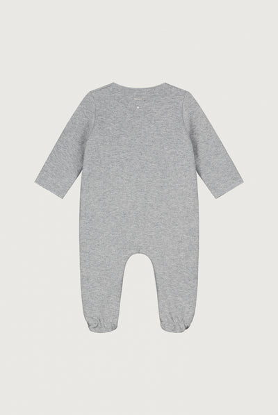 Newborn Suit with Snaps | Gray Melange