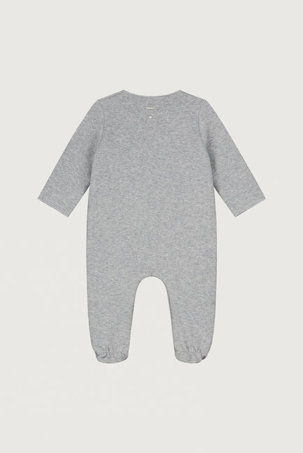Newborn Suit with Snaps | Grey Melange