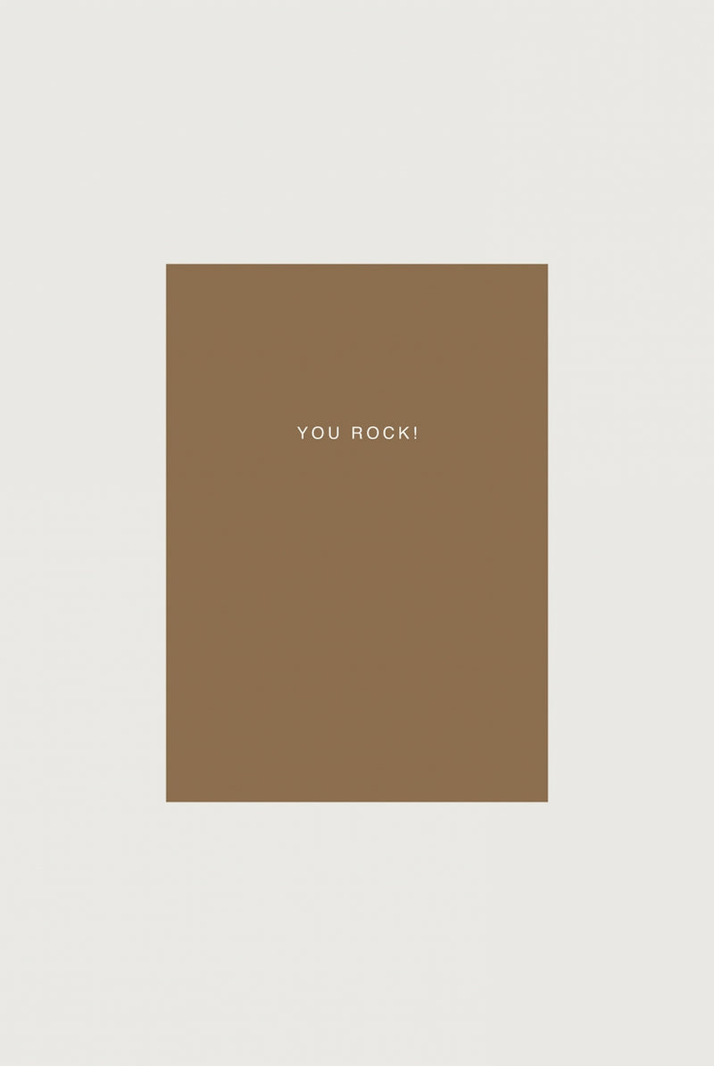 Card | You rock! | Peanut