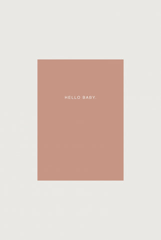 Paper card Hello baby. | Biscuit