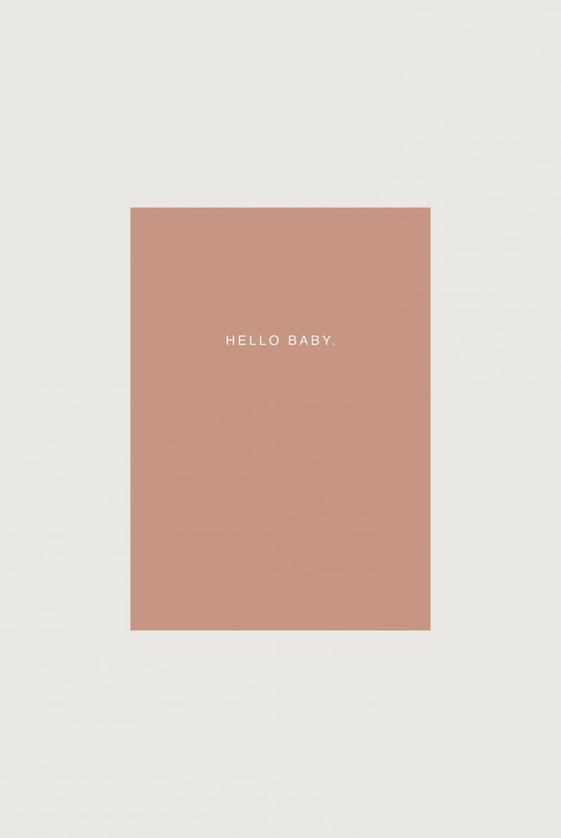 Card | Hello baby. | Biscuit