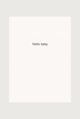 Card - Hello baby | Cream