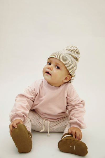 Baby Ribbed Booties | Woody