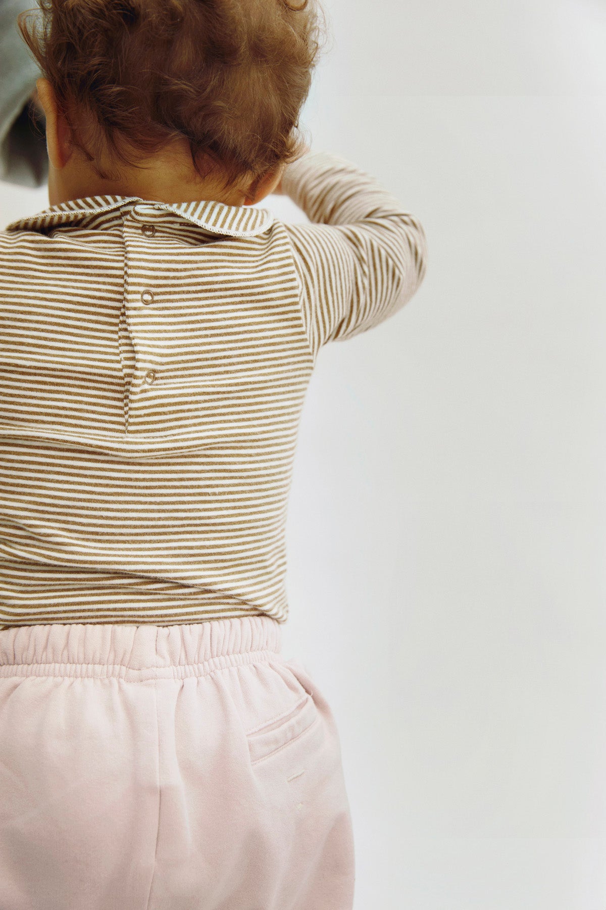 Baby Collar Onesie | Woody - Cream