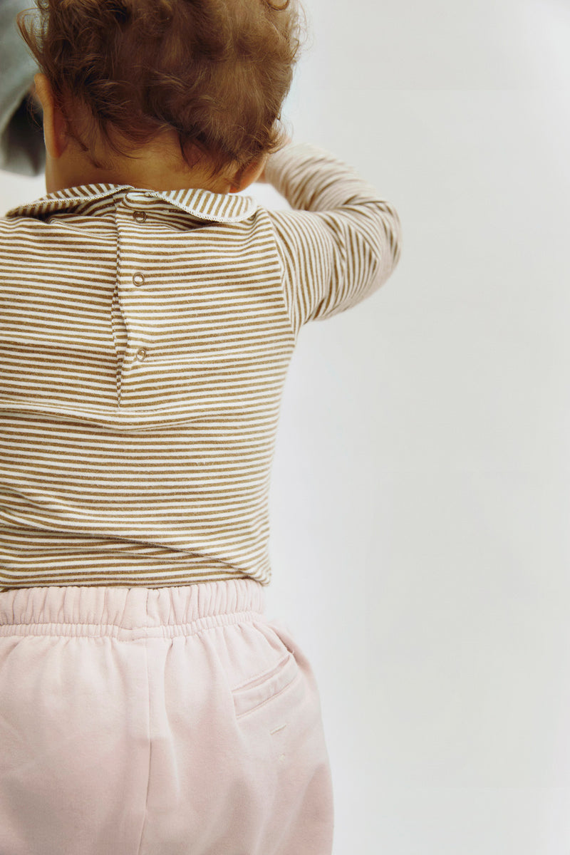 Baby Collar Onesie | Woody - Cream