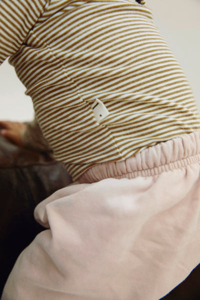 Baby Collar Onesie | Woody - Cream