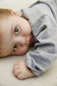 Baby L/S Pocket Tee | Grey Melange