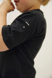 Crewneck T-shirt | Pirate Black