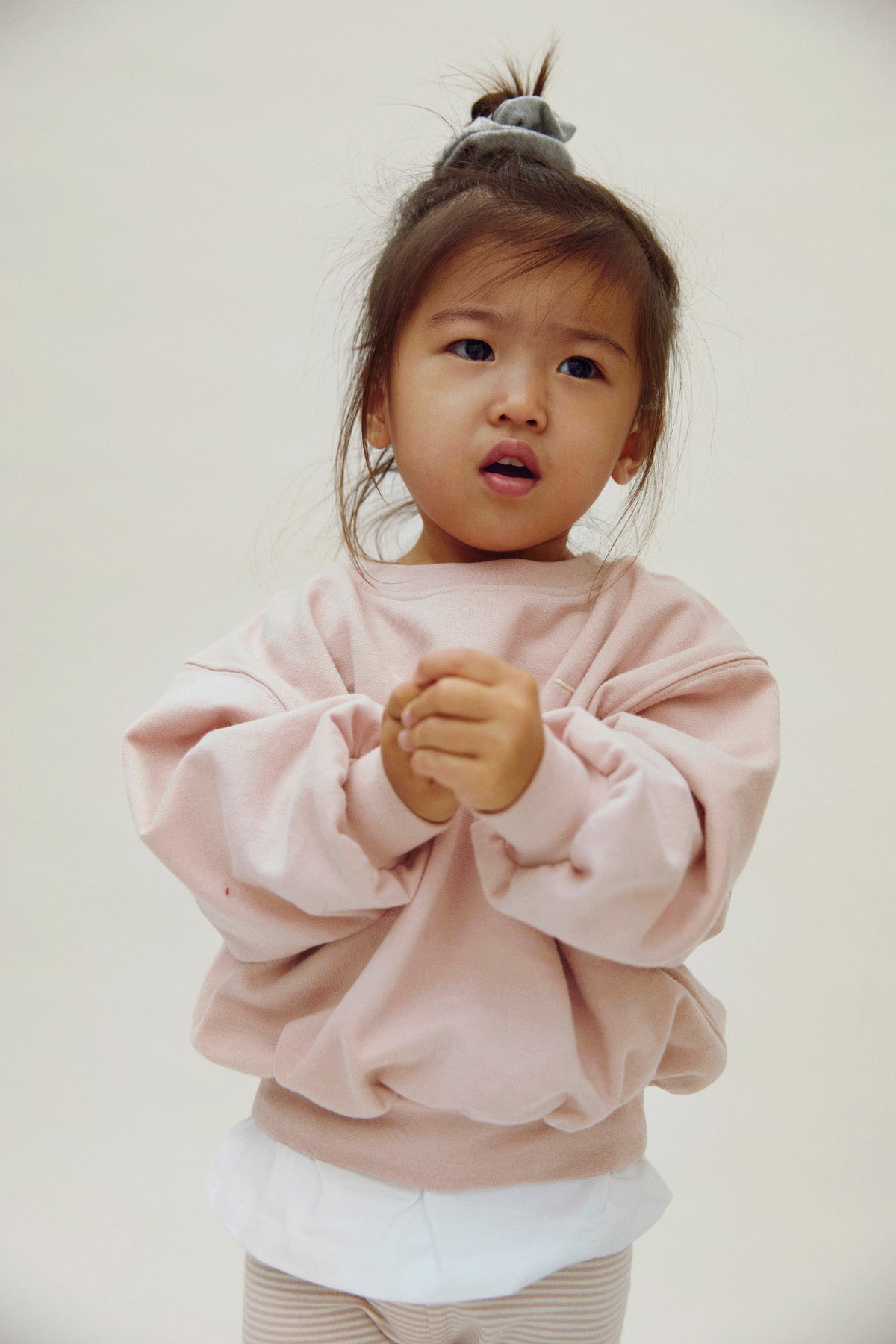 Dropped Shoulder Sweater | Faded Pink