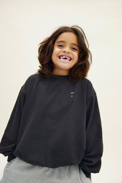 Oversized trui | Pirate Black