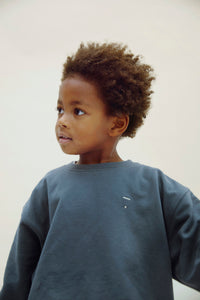 Oversized Pullover | Blue Grey