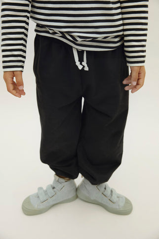 L/S Tee | Pirate Black - Cream