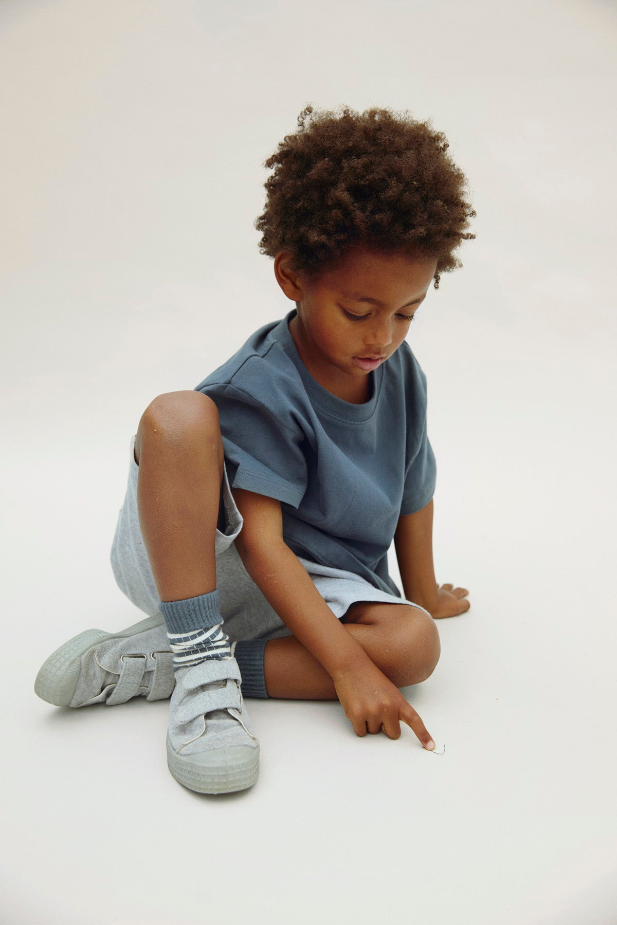 Oversized Tee | Blue Gray