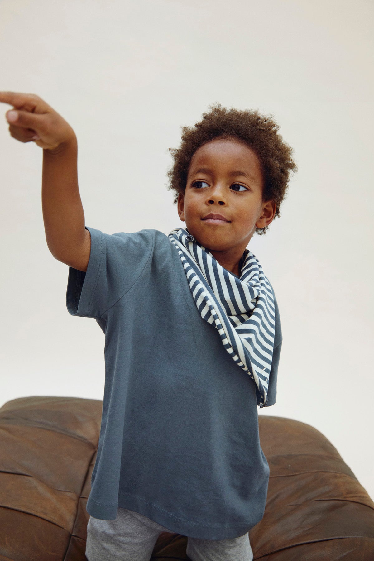 Oversized Tee | Blue Grey