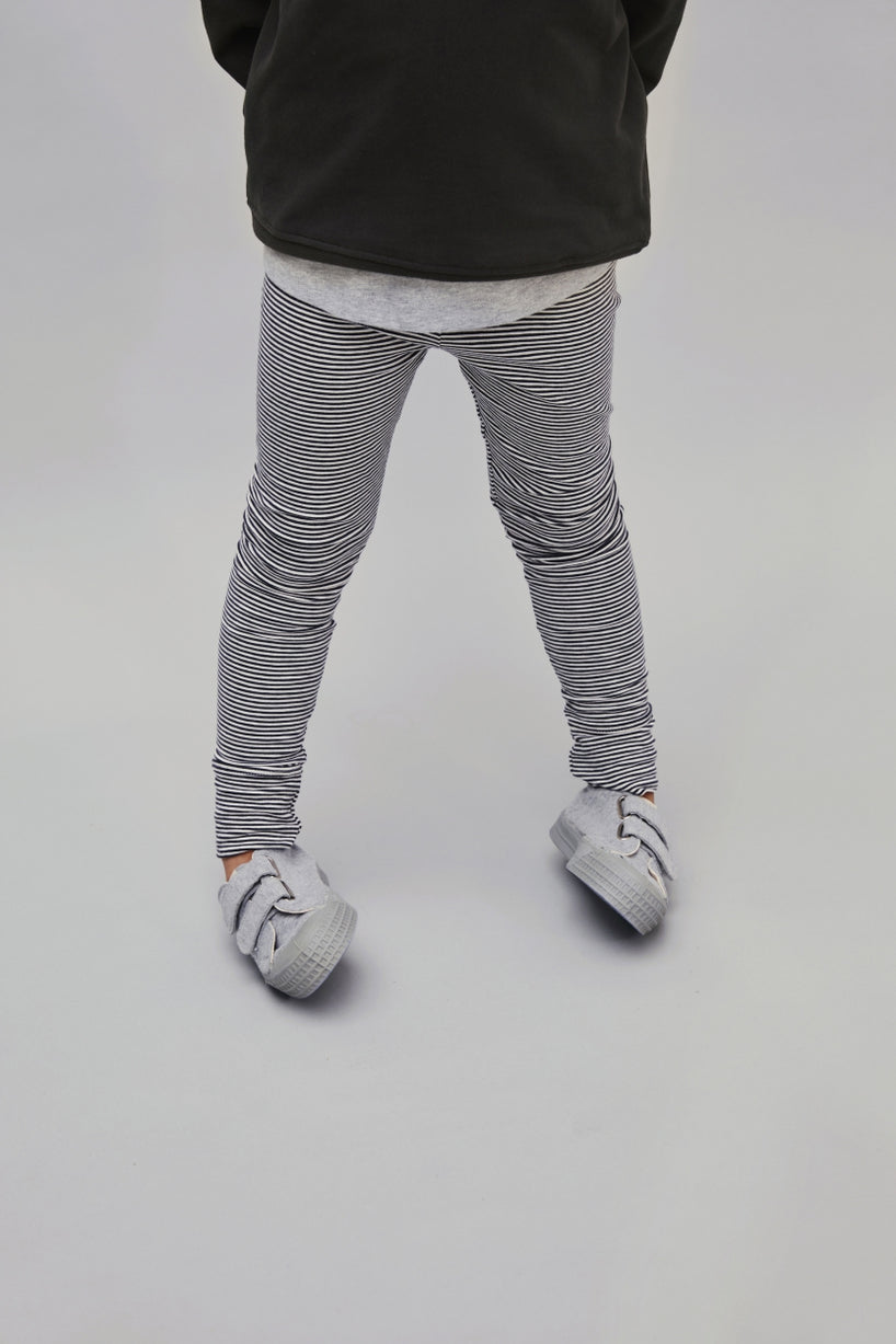 Leggings | Nearly Black - Cream