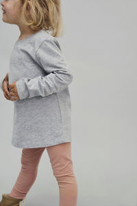 L/S Tee | Grey Melange