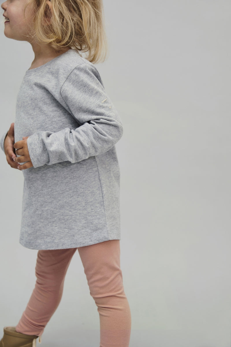 L/S Tee | Grey Melange
