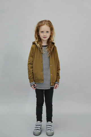 L/S T-Shirt | Nearly Black - Off White