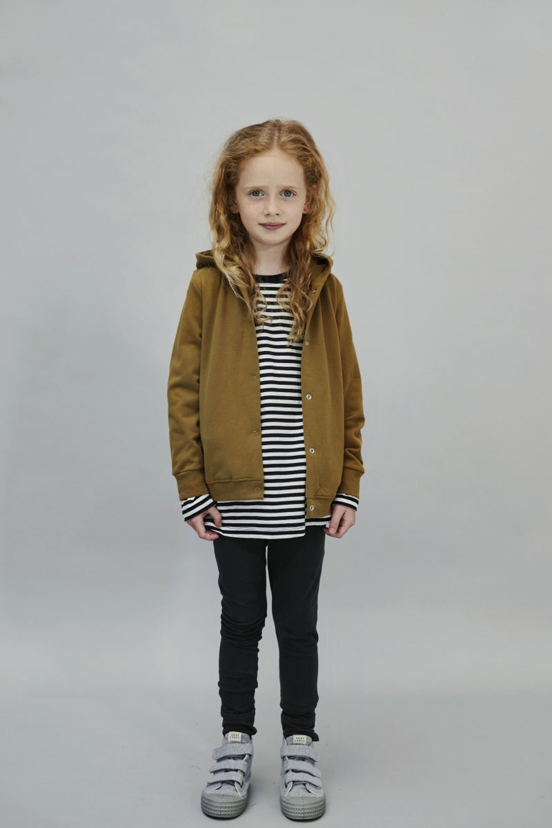 L/S Tee | Nearly Black - Off White