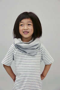 Crewneck Tee | Grey Melange - Off White