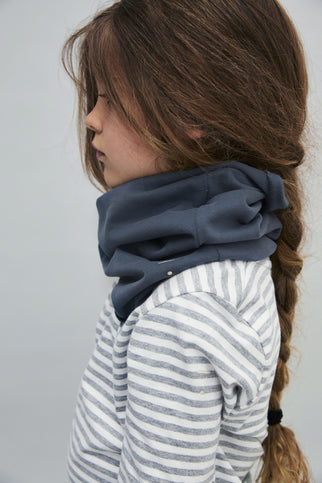 L/S T-Shirt | Gray Melange - Off White