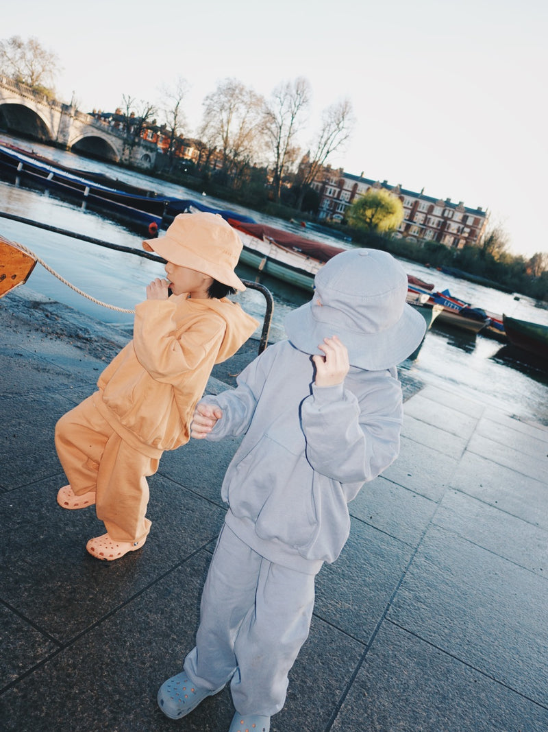 Bucket Hat - Gray Label Logo | Stone Gray - ONLY GRAY LABEL