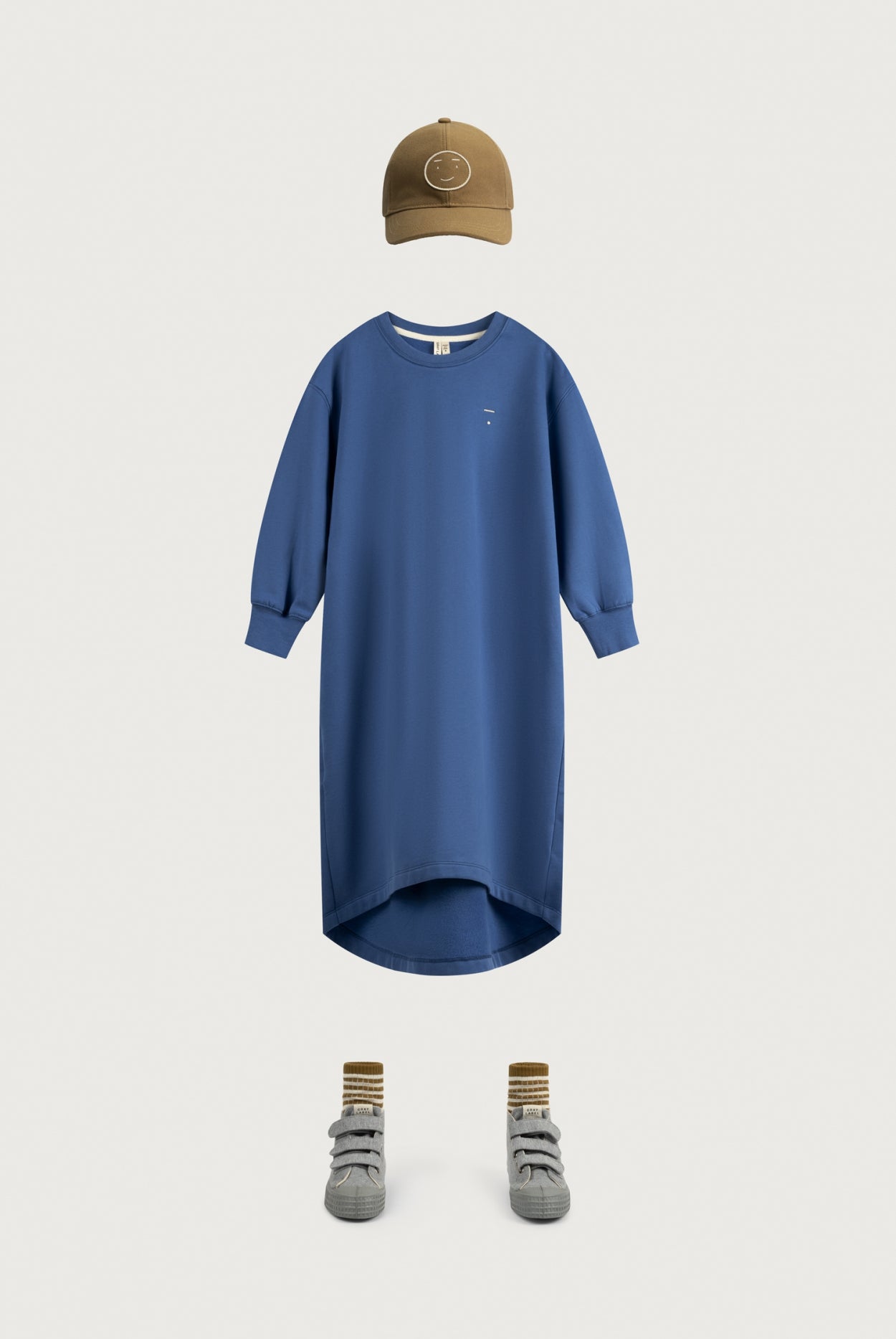 Oversized Circle-cut Dress | Blue Moon