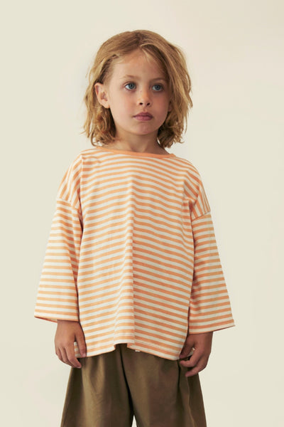 Dropped Shoulder T-shirt | Melon - Cream