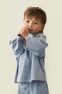 Dropped Shoulder T-shirt | Stone Gray