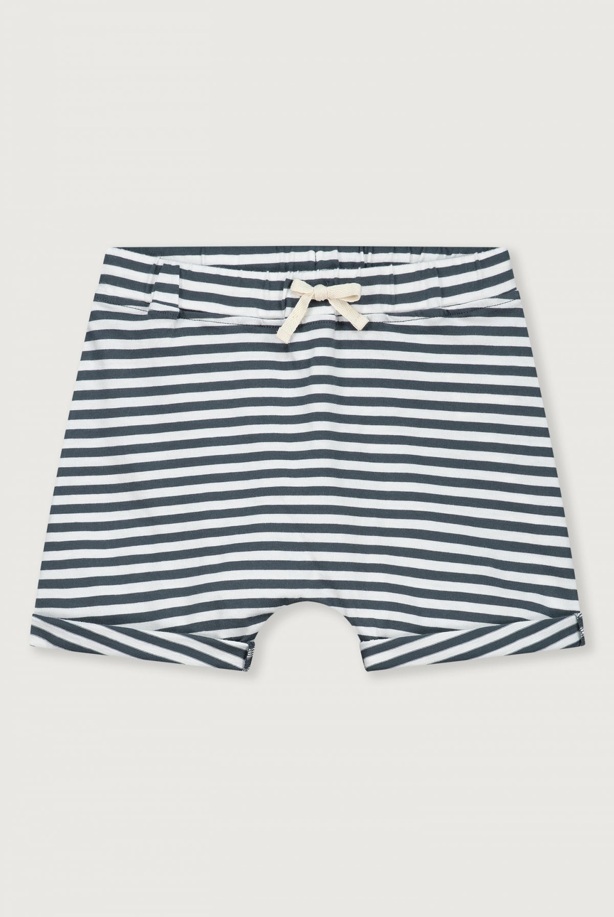 Korte Broek | Blue Grey - Off White