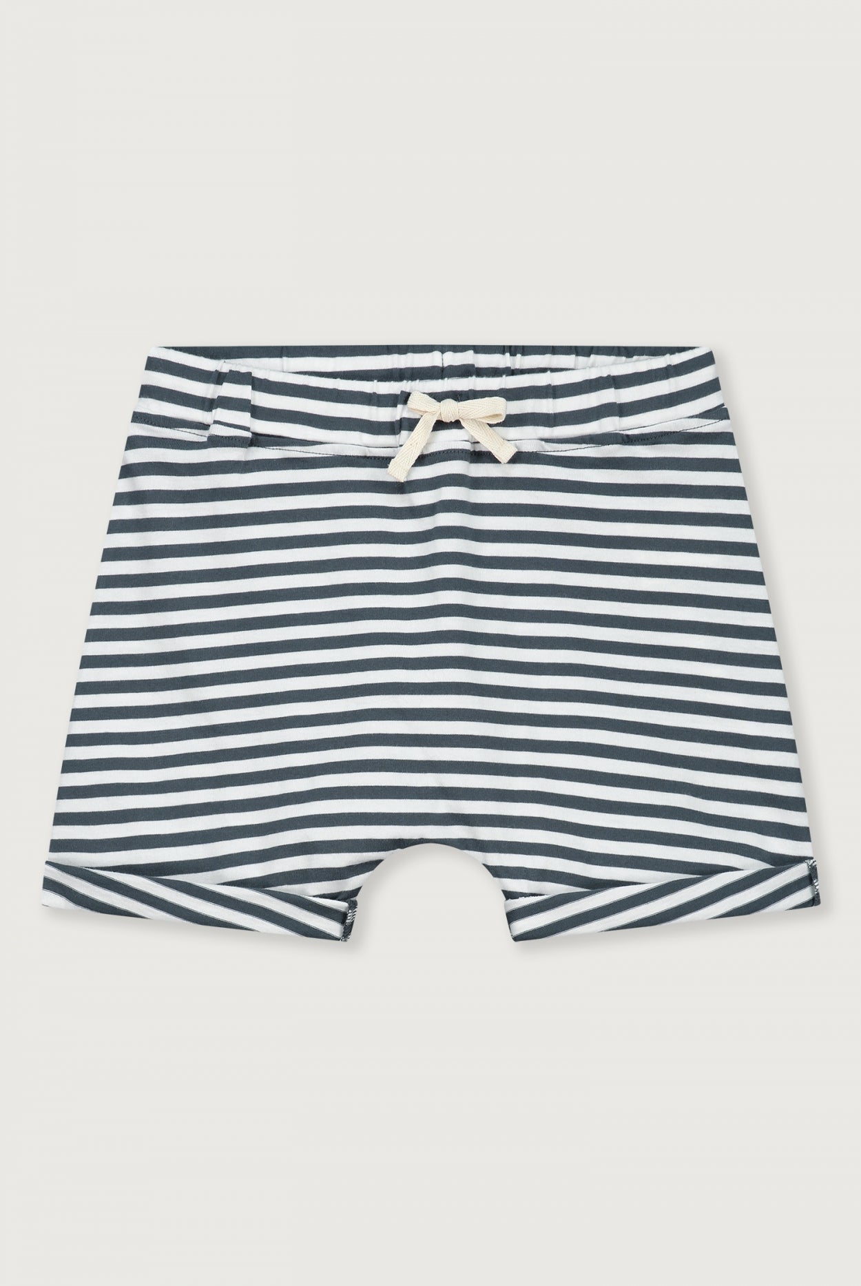 Korte Broek | Blue Grey - Off White