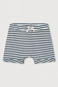 Korte Broek | Blue Grey - Off White