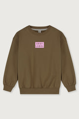 Logo Dropped Shoulder Sweater | Woody - Bubblegum
