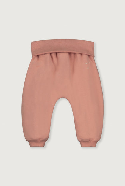 Baby Folded Waist Pants GOTS | Rustic Clay