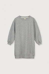 Dropped Shoulder Dress | Grey Melange