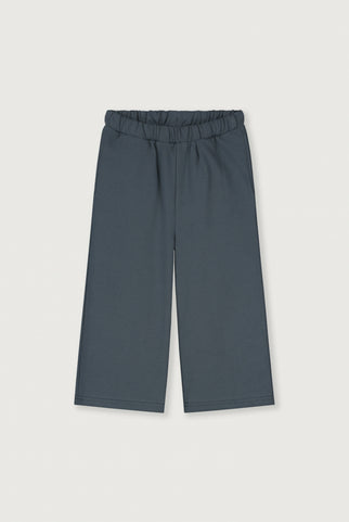 Straight Leg Trousers GOTS | Blue Grey