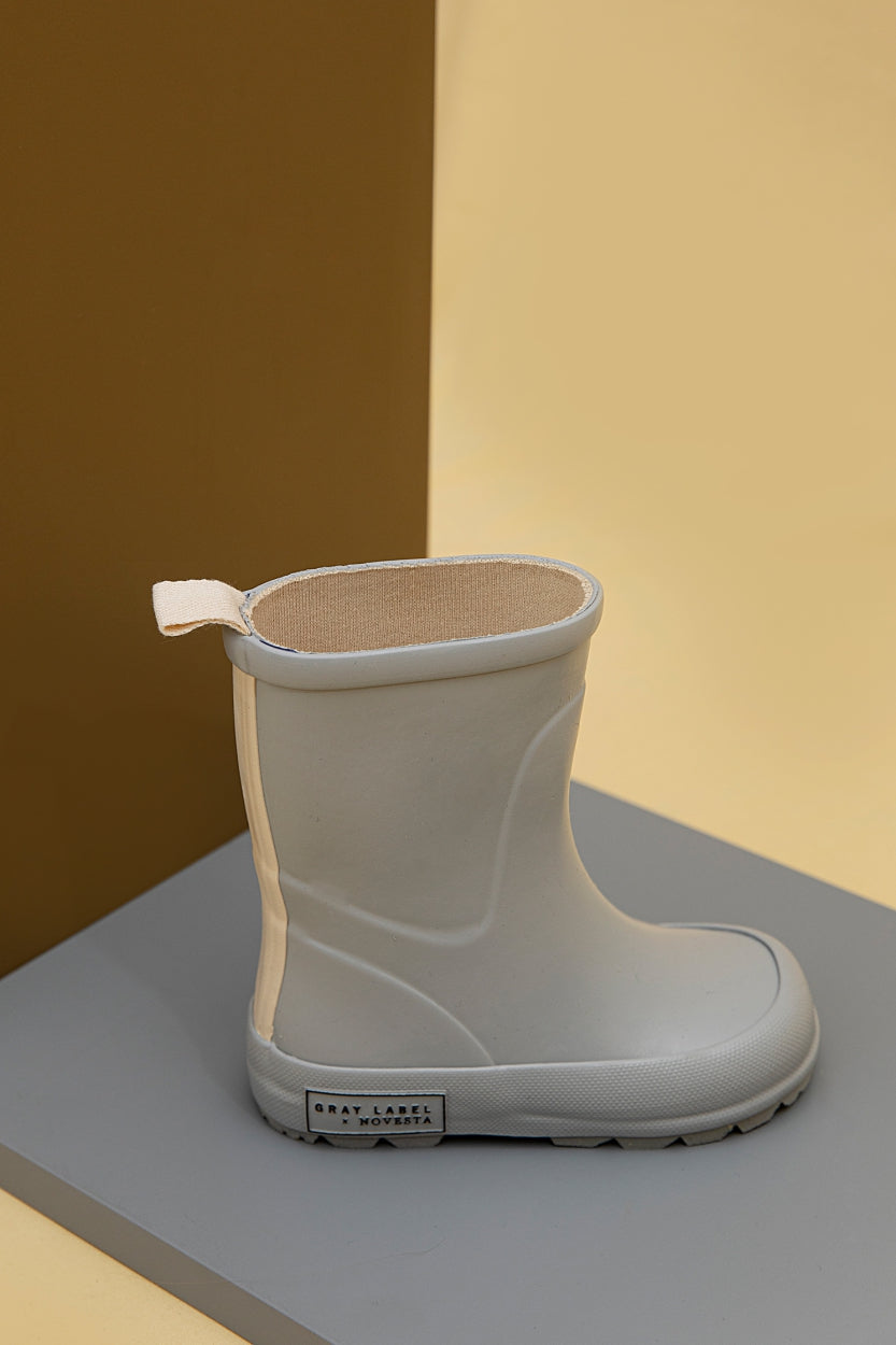 Grey best sale rain boots