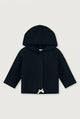 Baby Hooded Cardigan GOTS | Nearly Black